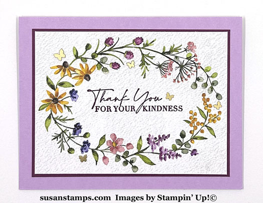 Stampin Up Dainty Flowers